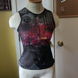 Vintage 90's mesh top